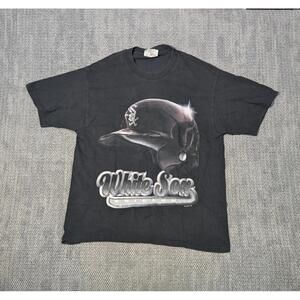 Vintage 1998 Chicago White Sox Helmet Black Shirt CSA MLB L